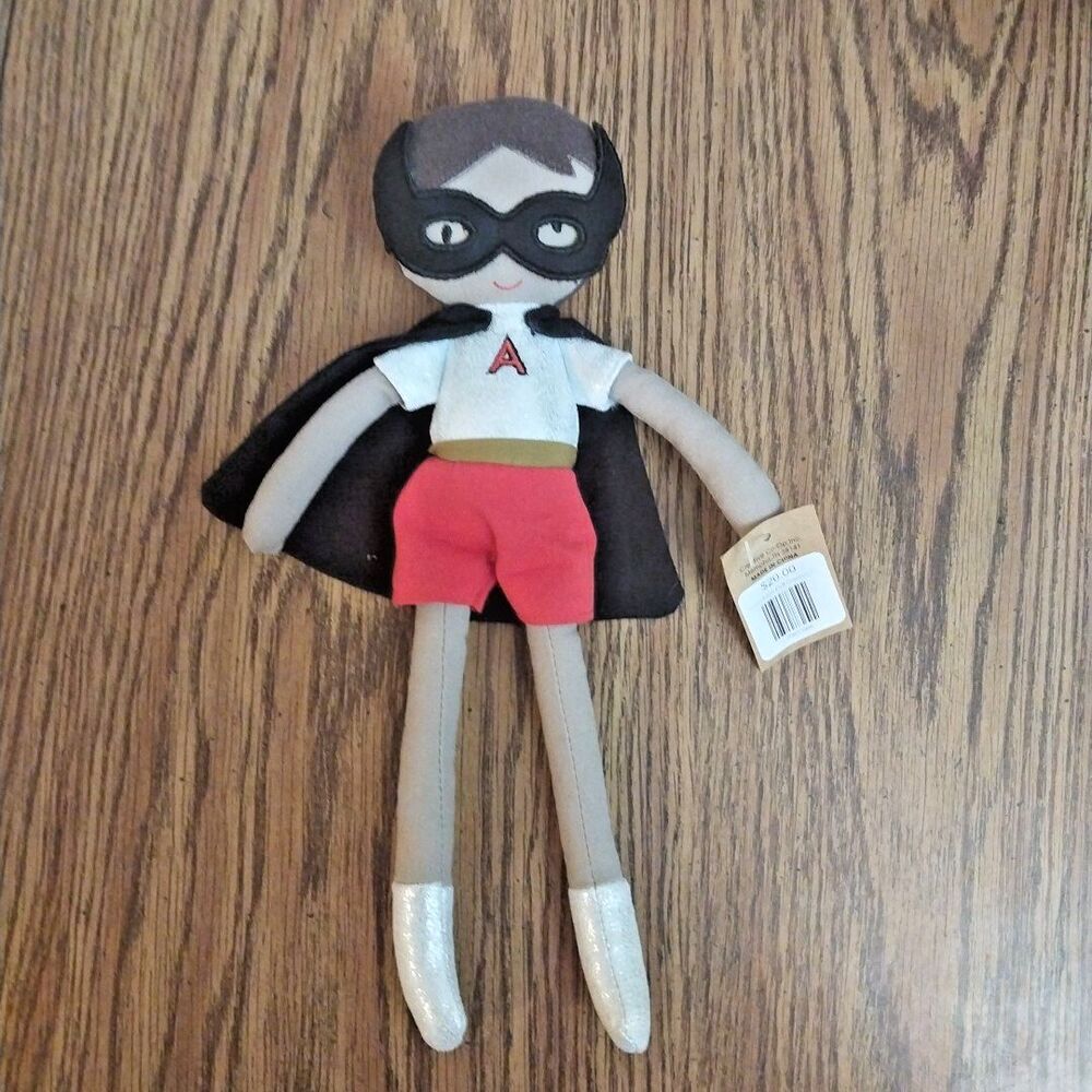 Superhero Cotton Doll Girl Plush Creative Co-Op
